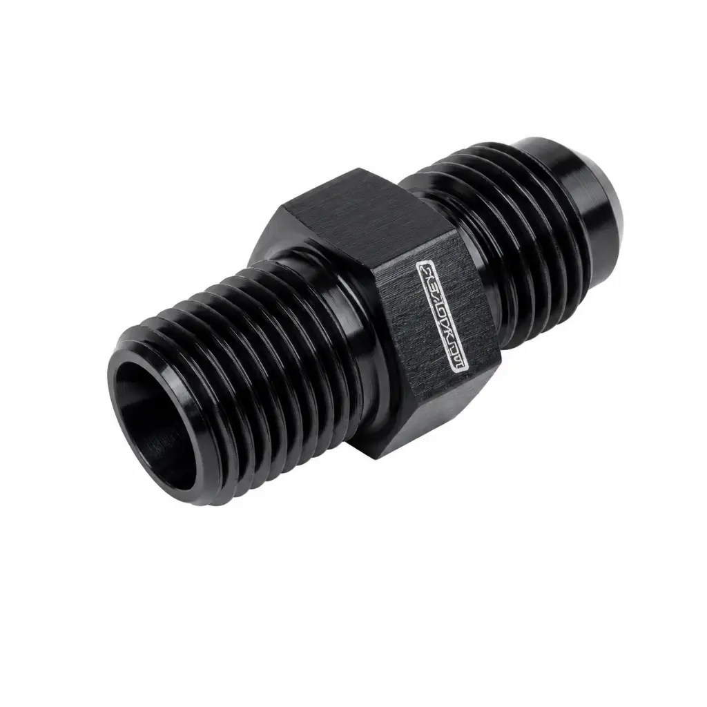 HCC-[AF816-04BLK] FITTING -4AN TO NPT 1_8' STR.webp
