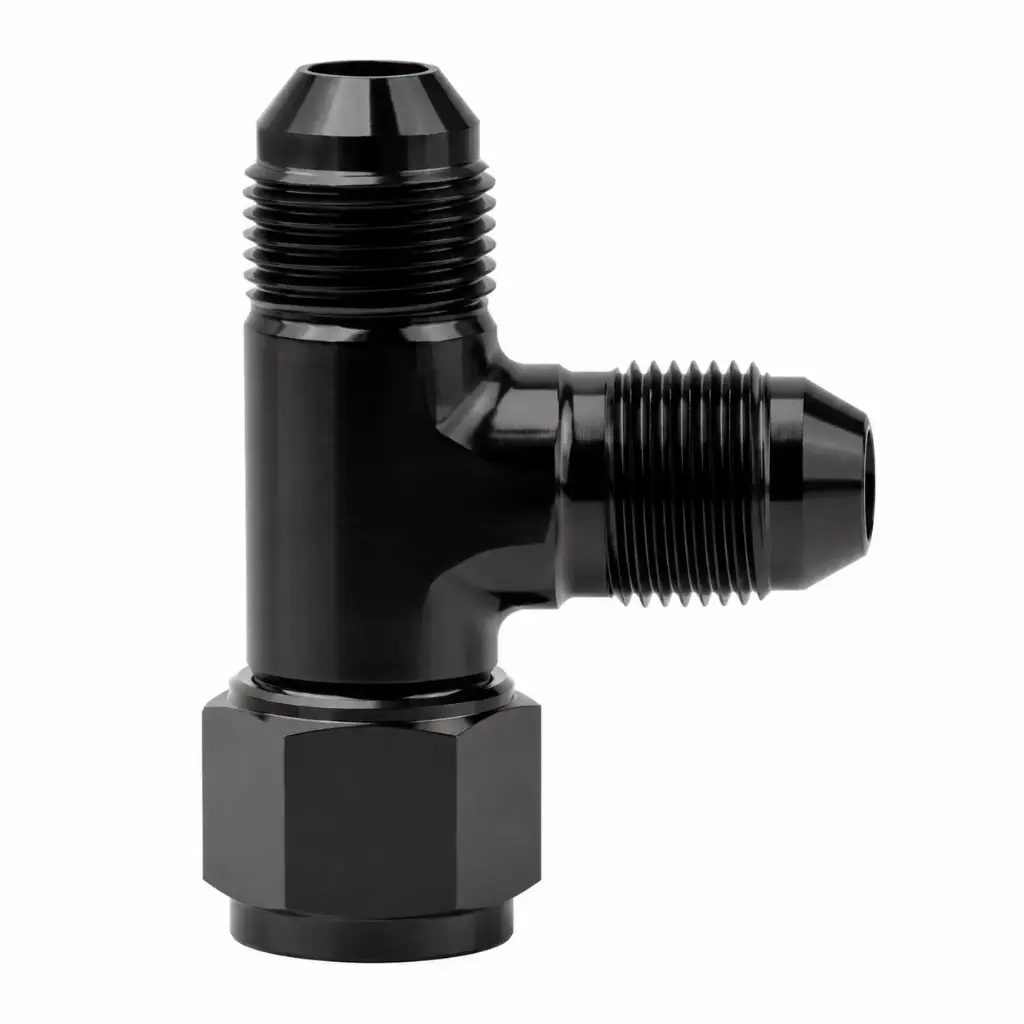 FITTING -10AN SWIVEL on RUN TEE (ENGINE OIL TEMP)