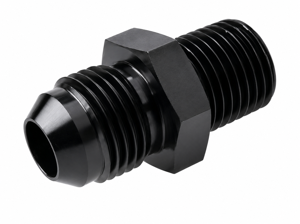 FITTING -8AN TO NPT 3/8" STR