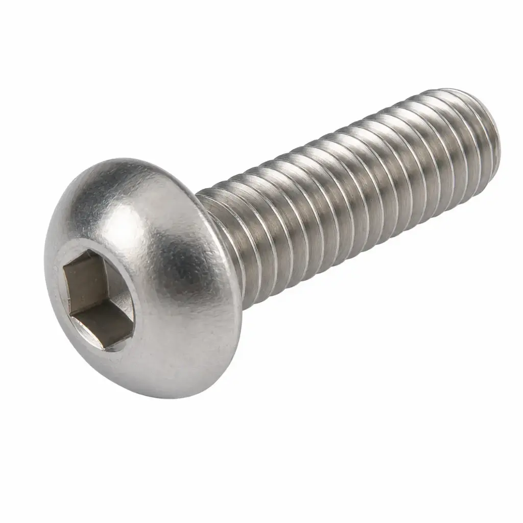M8 X 16 BUTTON HEAD SS BOLTS (SIDE PLATE REAR WING BOLTS) 