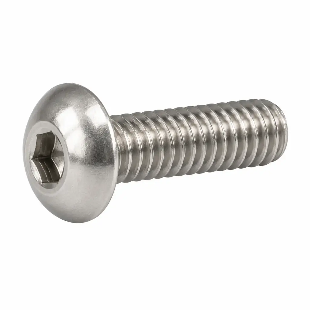 1/4 X 3/4 UNC 304 SS SKT BUTTON HEAD SCREW