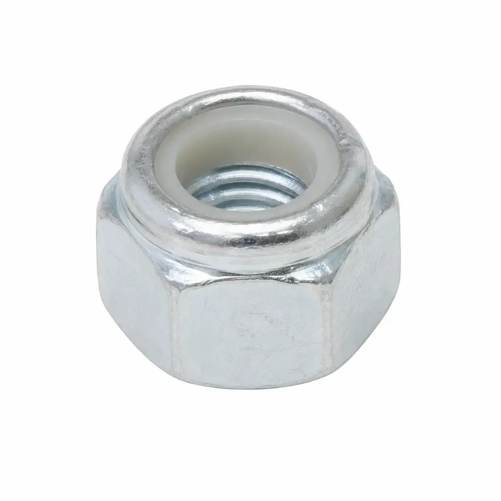 NYLON INSERT LOCK NUT BSW 3/16 (SPLITTER)