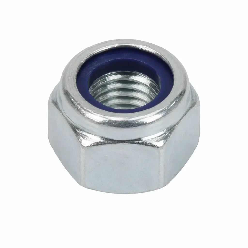 M6 ZNC NYLOC NUT CL.8