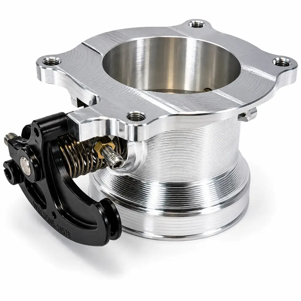 THROTTLE BODY, DRIVE BY CABLE 75MM BILLET