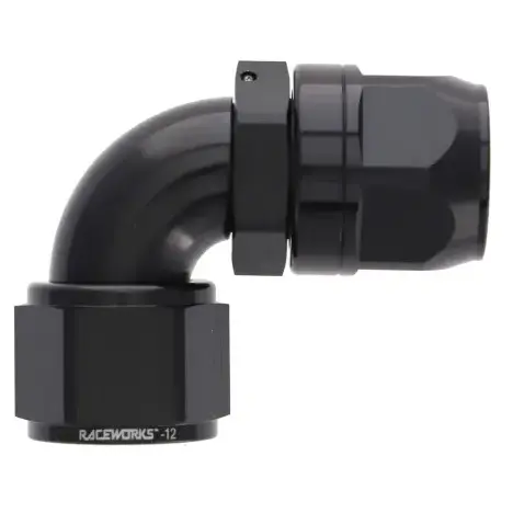 [AF103-12BLK] FITTING -12AN 90 DEG CUTTER HOSE