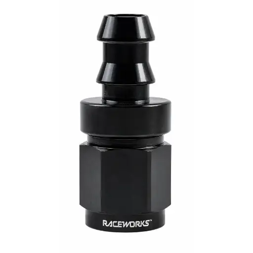 [AF401-08BLK] FITTING AN -8 STR PUSH LOK HOSE
