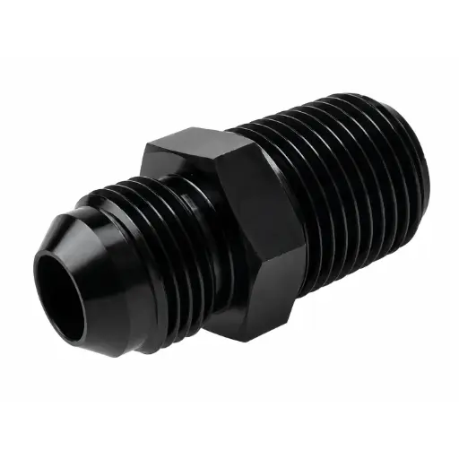 [AF816-08-08BLK] FITTING -8AN TO NPT 1/2" STR