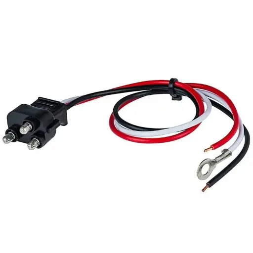 [PL-3S] 3-Wire Pigtail for Trailer Lights - 3-Pin PL-3 Plug - 10" Lead