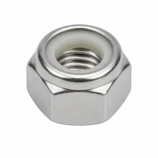 [5/16CSNN4] 5/16 UNC S/S NYLOC NUT (REAR WING NUT)