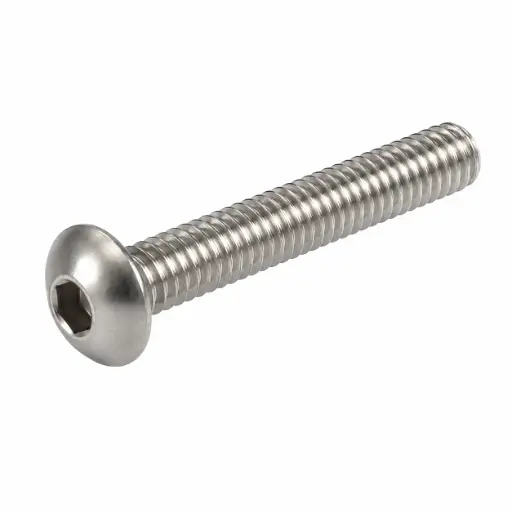 [5/16CX1SB4] 5/16 UNC X 1 SKT BUTTON HEAD S/S SCREW (WING BRACKET BOLT)