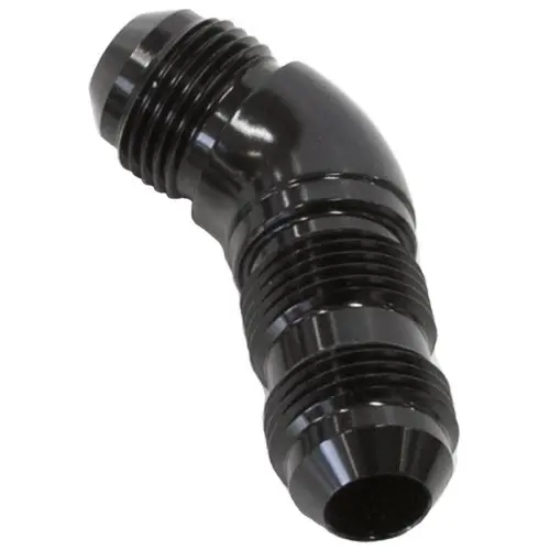[AF537-04BLK] BULKHEAD 45 DEG -4AN