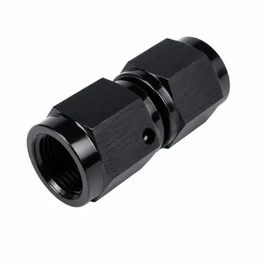 [AF131-04BLK] STRAIGHT FEMALE SWIVEL COUPLER -4AN