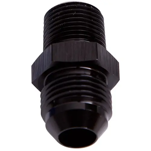 [AF816-08BLK] -8AN TO 3/8" NPT BLACK MALE FLARE TO NPT ADAPT