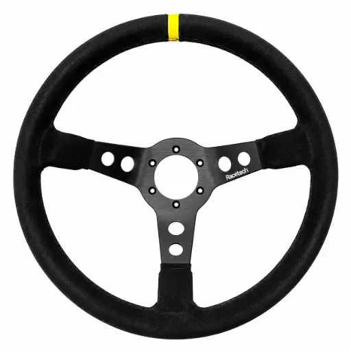 [RTSW35090] RACETECH STEERING WHEEL 350 x 90mm DISH - SUEDE