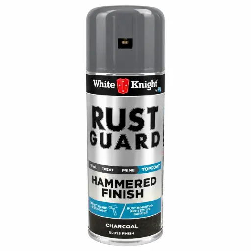 [SPRAY-GREY] SPRAY PAINT CAN CHARCOAL HAMMERED FINISH 350GM