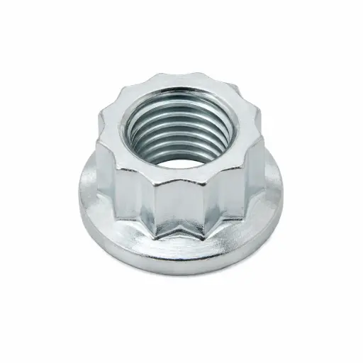 [HOL-021-08-1.25] 12 POINT NUT - M8 X 1.25 PITCH