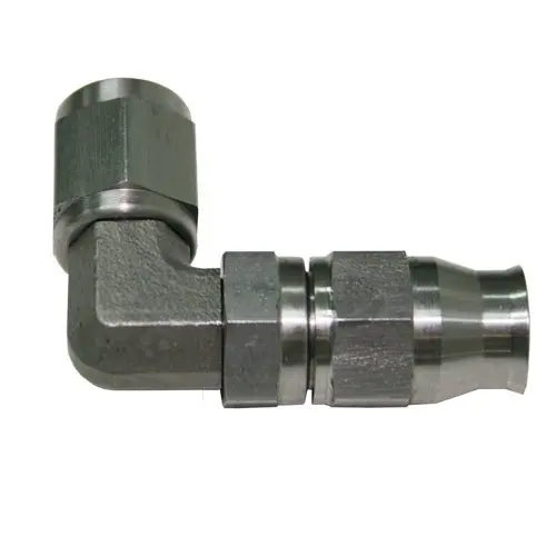 [AF203-04] FITTING -4 90 DEG HOSE END SS
