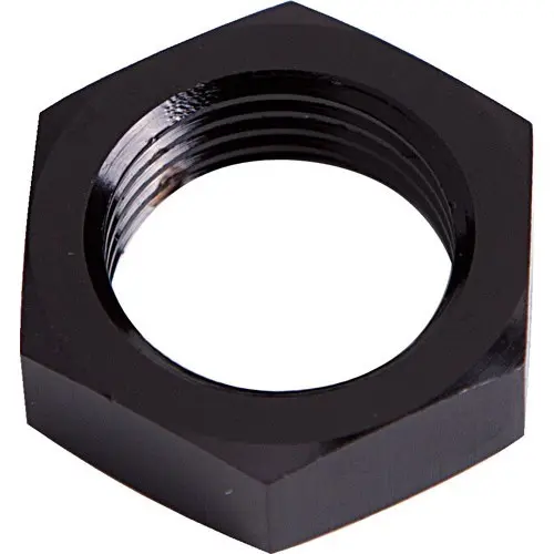 [AF924-04BLK] FITTING -4AN BULKHEAD NUT